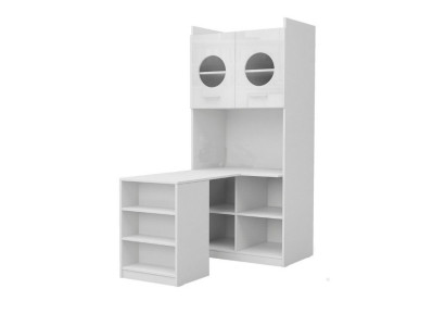 Corner desk Modern Desk Wood Youth Childrens room White Furniture Design