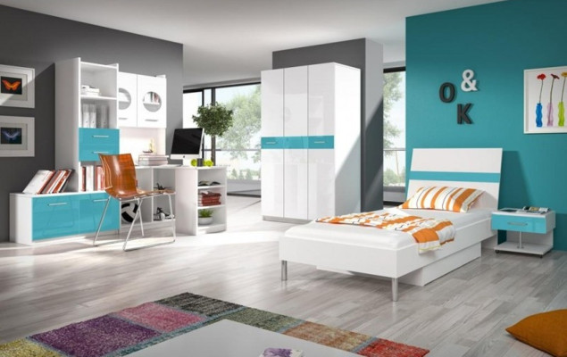 Wardrobe for Youth Room Shelf Bookcase Furniture Turkis Shelf Bookshelf 1 piece