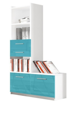 Wardrobe for Youth Room Shelf Bookcase Furniture Turkis Shelf Bookshelf 1 piece