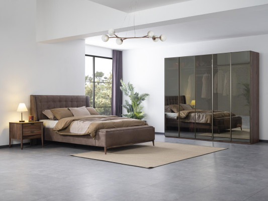 Bed Design Double bed Luxury Beds Upholstery Bedroom Furniture new material Wood