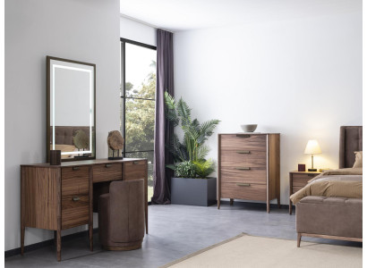 Dressing table Set Console Mirror material Wood Bedroom Furniture Design Stool
