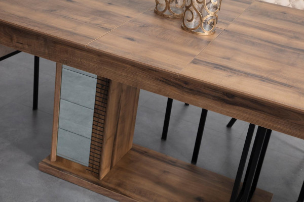 Dining Tables Table Wood Tables Furniture Dining table Modern Style Wooden Table Brown new