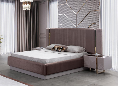 Bed Design Beds 180x200 Furniture Brown Hotel Chesterfield Bedroom Modern