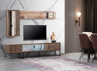 tv Schank Sideboard Brown TV-cabinet sideboard Chest of drawers Wardrobe Shelf Luxury Cabinets new