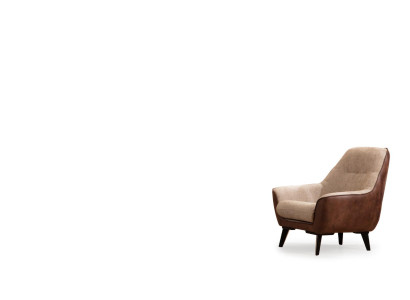 Brown Armchair TV Chair Single Seat Upholstery Seat Furniture Lounge Club Relax