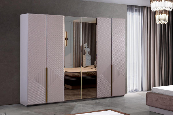 Classic r Wardrobe Wardrobe White Cabinets Bedroom Wood new