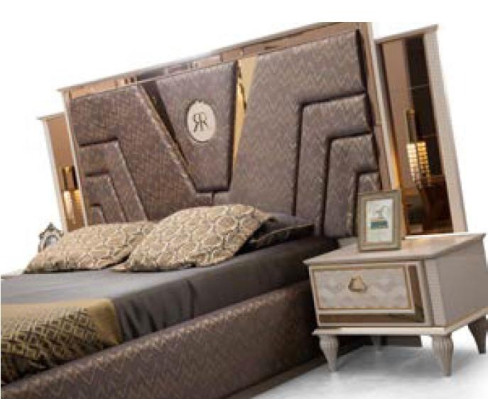 Bedside table Table Bedroom Side table Wood Consoles Tables Furniture Beige
