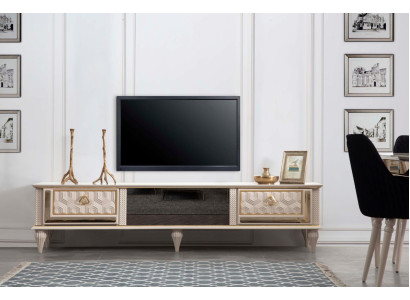 Classic s sideboard tv television stand wardrobe xxl wardrobe 221cm lowboard
