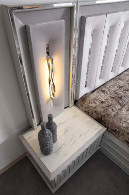 Bedside table Table Bedroom Side table Wood Consoles Tables Furniture White