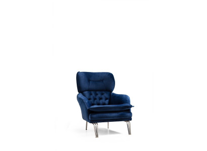 Blue armchair television chair single seat furniture lounge club relax