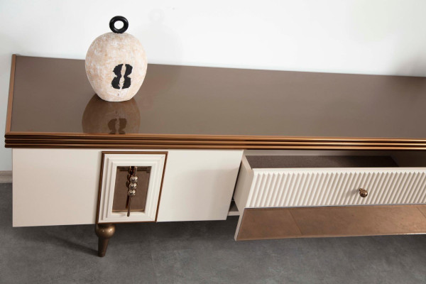 A luxurious TV bedside table for your living room in a modern style