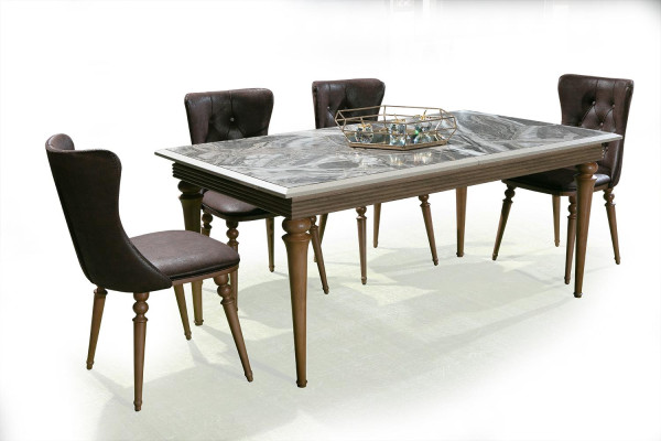 Dining room set stool table chairs dining set table set sideboard 6 pieces.