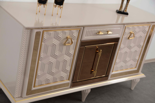Dining room Dining table Chair Suite Tables Group Set Display case Sideboard 4 Chairs