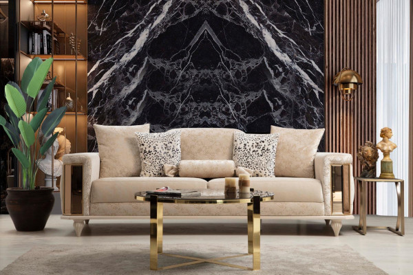 Luxury Sofa set Couch Sofa Upholstery Furniture Set 3pcs. Set 331 Seater