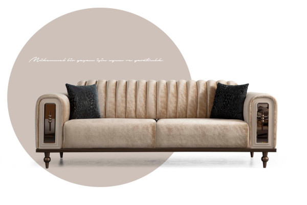 Sofa set Velvet fabric Couch Set Sofa Upholstery Furniture 4pcs. sets