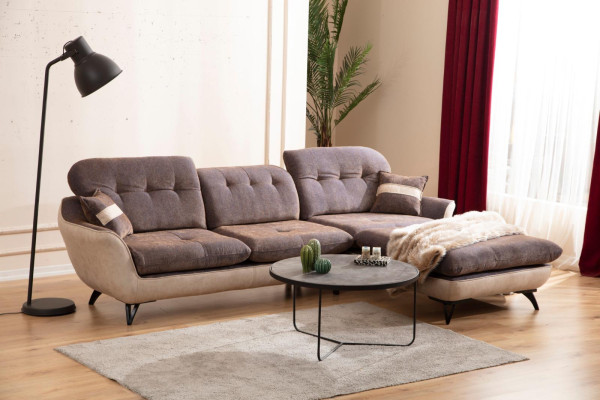 Corner sofa L-shape Coffee table Sofa bed Living landscape Left Right Couch