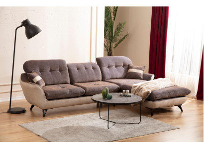 Corner sofa L-shape Coffee table Sofa bed Living landscape Left Right Couch