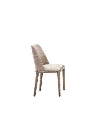 Luxury Design Upholstery Chair Chairs Seat Dining room Wood Textile Armchair Real wood