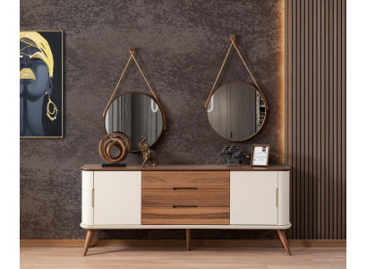 Sideboard Chest of drawers Mirror for Living room Sideboard Brown Chests of drawers