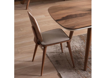 Wood Chair Dining room Luxury Chairs Armchair Modern Recliner Wooden Chair