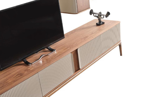 A chic TV wardrobe for your living room in a modern style