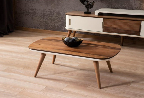 Luxury wall unit set with coffee table wall units sideboard TV cabinet stand tv wood 2 pieces