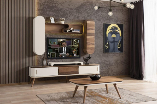 Coffee table Brown Luxury Elegant Living room Design Tables Modern Furniture new Wood