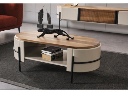 Coffee table Living room White Luxury Coffee tables Design wooden tables Wood