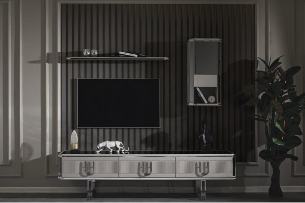 An exquisite TV bedside table for your living room in a modern style