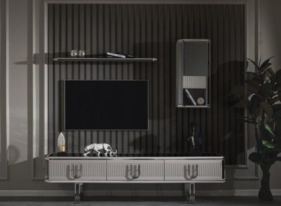 An exquisite TV bedside table for your living room in a modern style