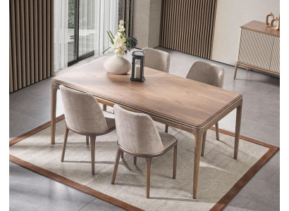 Complete Set Dining table 4 Chairs Dining room Set Ess Group Wood Table Tables 5pcs