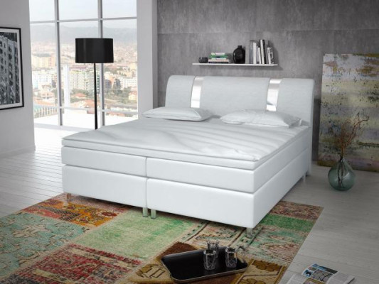 Box spring bed Box Hotel Bed with Visco & Mattress leather bed Beds Double bed