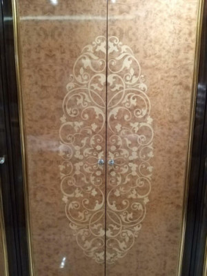 Wardrobe Bedroom Wood Wardrobe Antique Style Rococo Baroque Cabinets