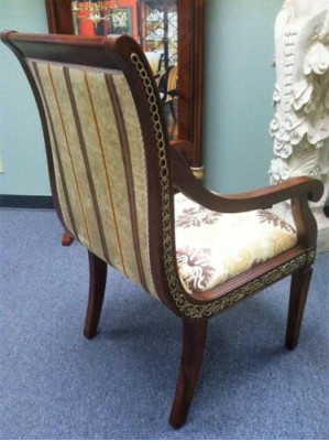 Comfort Armchair Luxury Class Baroque Style Rococo Chairs Chair 1 Seater Upholstery