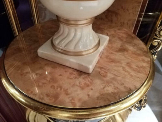 Stand for Flower Vases Luxury Class Real Handcraft Baroque Rococo Series Wood