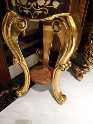 Stand for Flower Vases Luxury Class Real Handcraft Baroque Rococo Series Wood