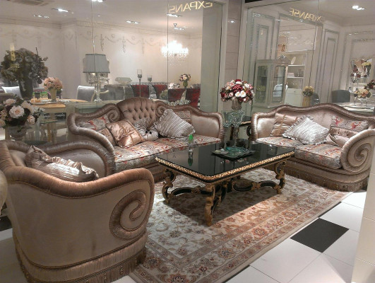 Classic sofa set 3+2 baroque rococo antique style couch couches sofa