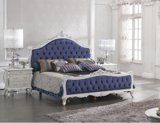 Luxury Class Bedroom Set Baroque Rococo Bed Double bed Beds