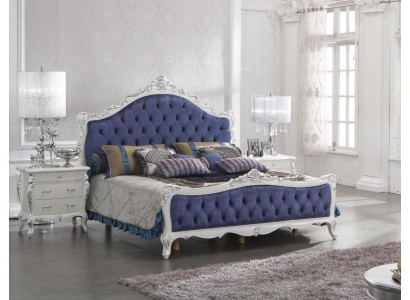 Bedroom Set Bed + 2x Bedside tables Beds Ehe Double bed Rococo Baroque