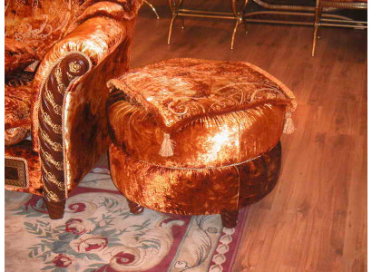 Luxury Class Antique Style Baroque Rococo Footstool Stool Ottoman Chaise
