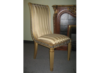 Dining room 1 Seater Chair Armchair Wood Luxury Class Baroque Rococo Furniture