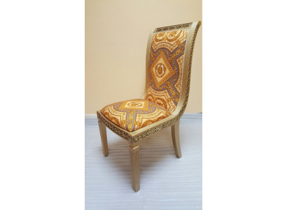 Dining room Chair 1 Seater Armchair Wood Designer Luxury Class Baroque