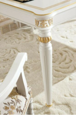 1x Chair Throne Armchair Set Dining room Designer Wood Antique Style E62 Baroque