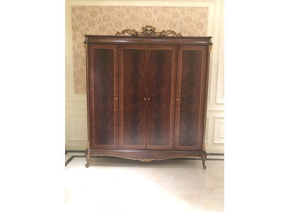 Wardrobe Bedroom Wood Wardrobe Antique Style Baroque Rococo