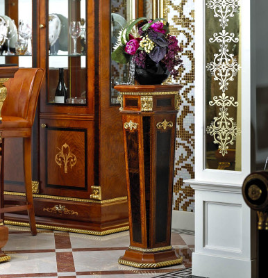 Flower stand flower column hanging basket flower shelf stand column rococo baroque