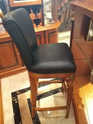 Barstuhl Bar Chairs Leather for Bar Thresen Table Chair Stool new Baroque