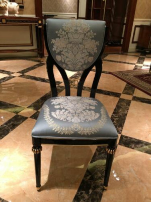 Dining room Chair 1 Seater E69 Armchair Wood Luxury Class Baroque Rococo