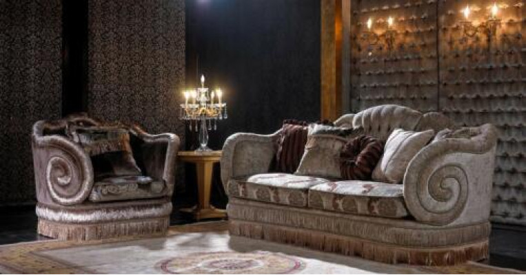 Classic Sofa set 3+1 Baroque Rococo Antique Style Sofa Couches Couch
