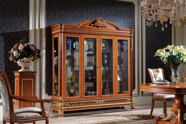 Display case Wardrobe Showcases Living room Decoration Show Cabinets Design Baroque