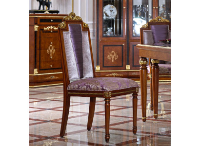 Dining room 1 Seater Chair Armchair Wood Luxury Baroque Rococo Furniture Designer